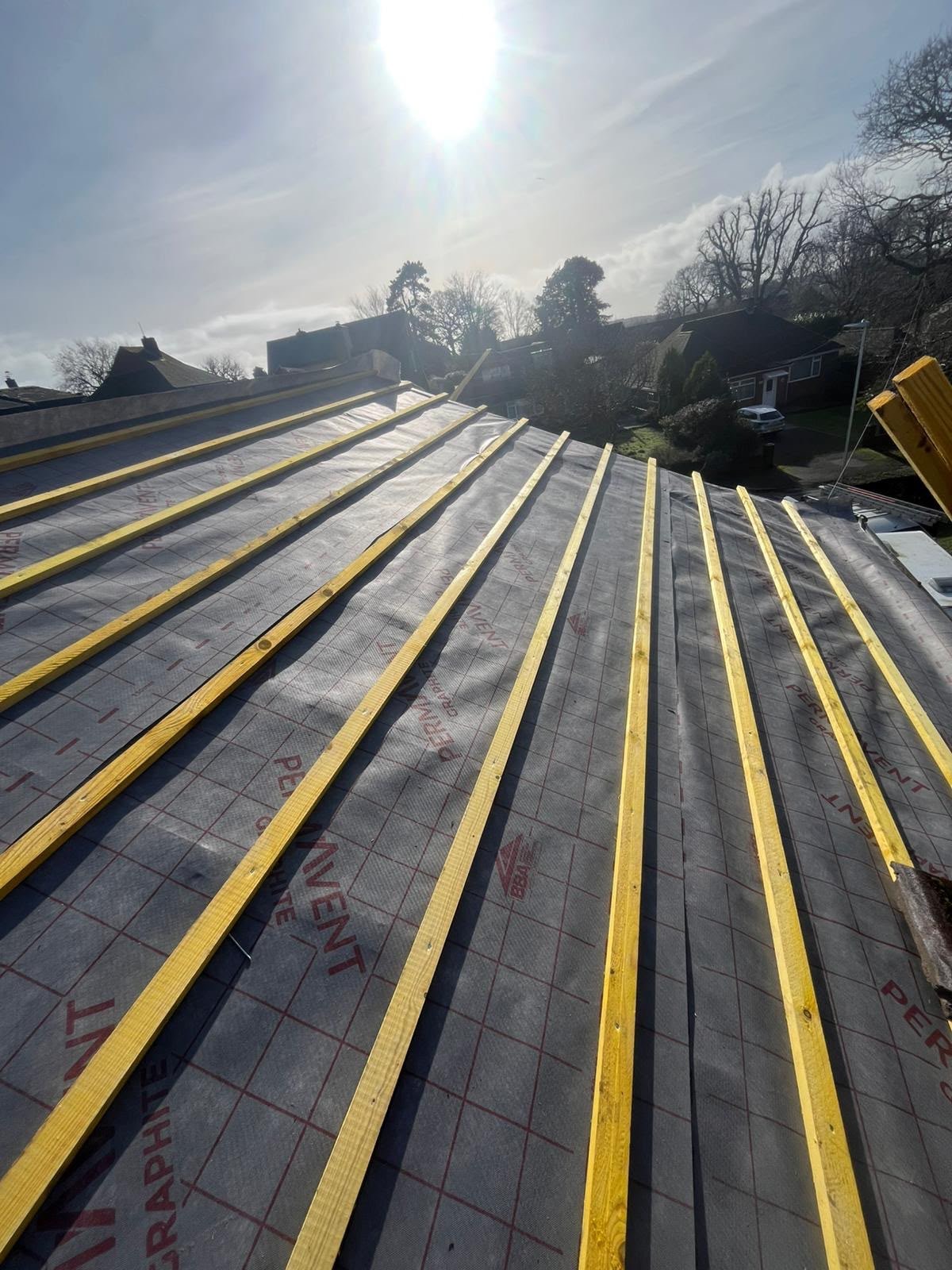 Guttering installation